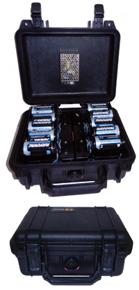 Underwater video camera with remote power pack